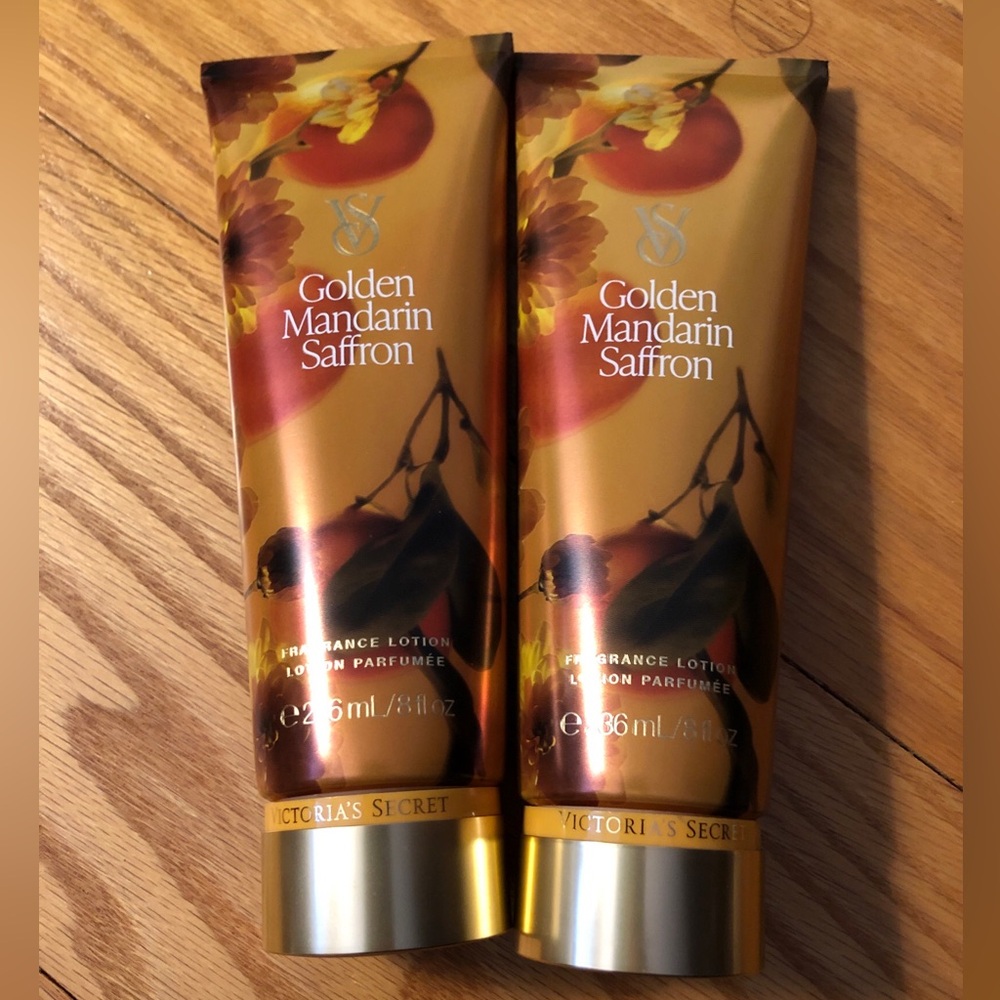Golden Mandarin Saffron fragrance lotion VS Victoria’s Secret
